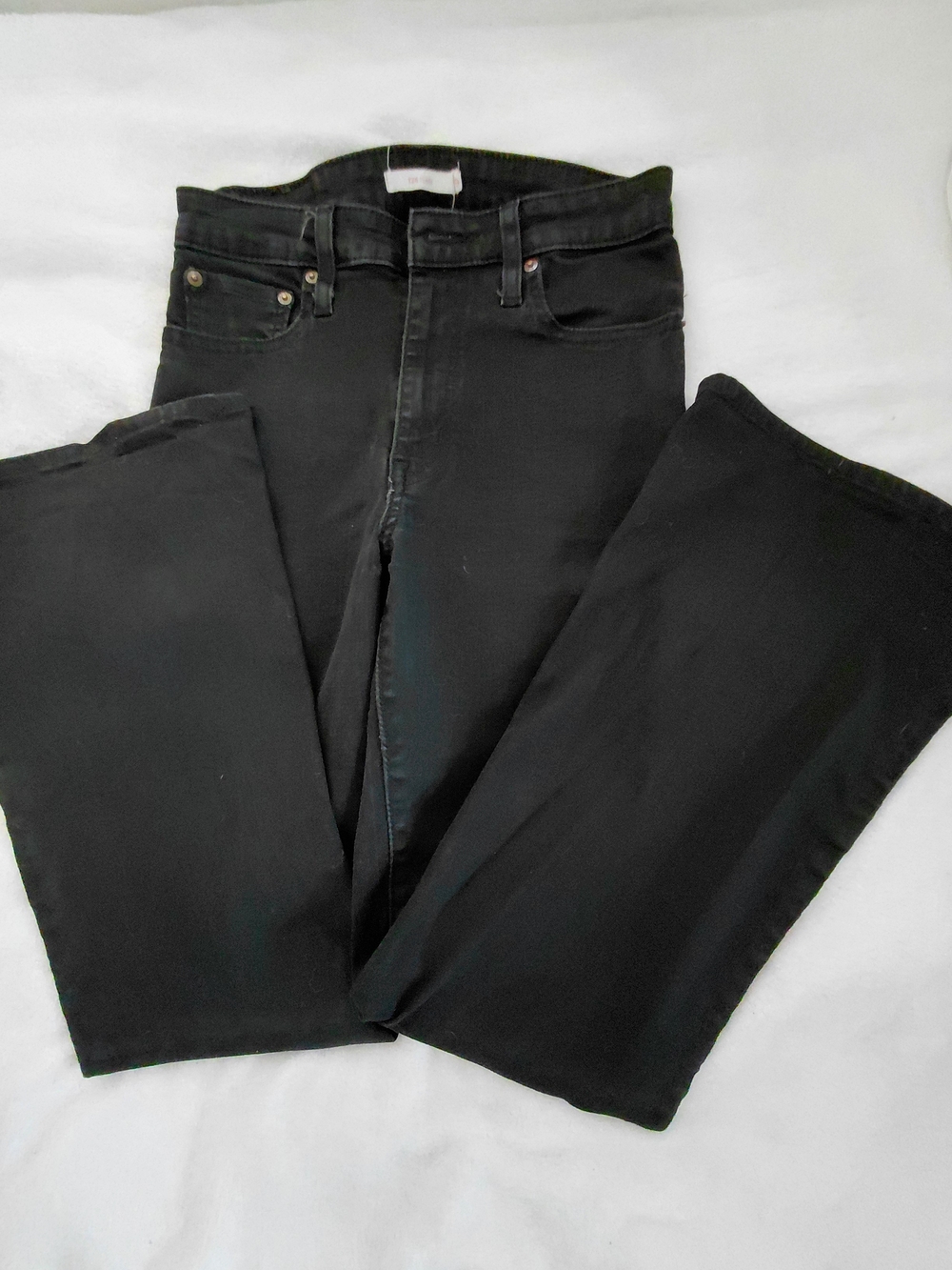 Levi's 726 High-Rise Flare Black Jeans Women's Size 29 (M/10)